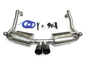 Exhaust Muffler / Silencer Sports VALVETRONIC DesignTek for Porsche Boxster, Cayman 981 - 98111122101, 98111122102, 98111123100, 98111123101, 98111142100, 98111142101, 98111143100, 98111143101, 98111122201, 98111122202, 98111123200, 98111123201, 98111142200, 98111142201, 98111143200, 98111143201, 98104420003, 98104420001, 98104420002, 9810442000